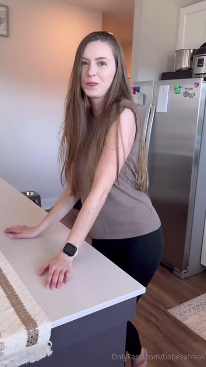 Babesafreak porn video nude fucking on The kitchen counter