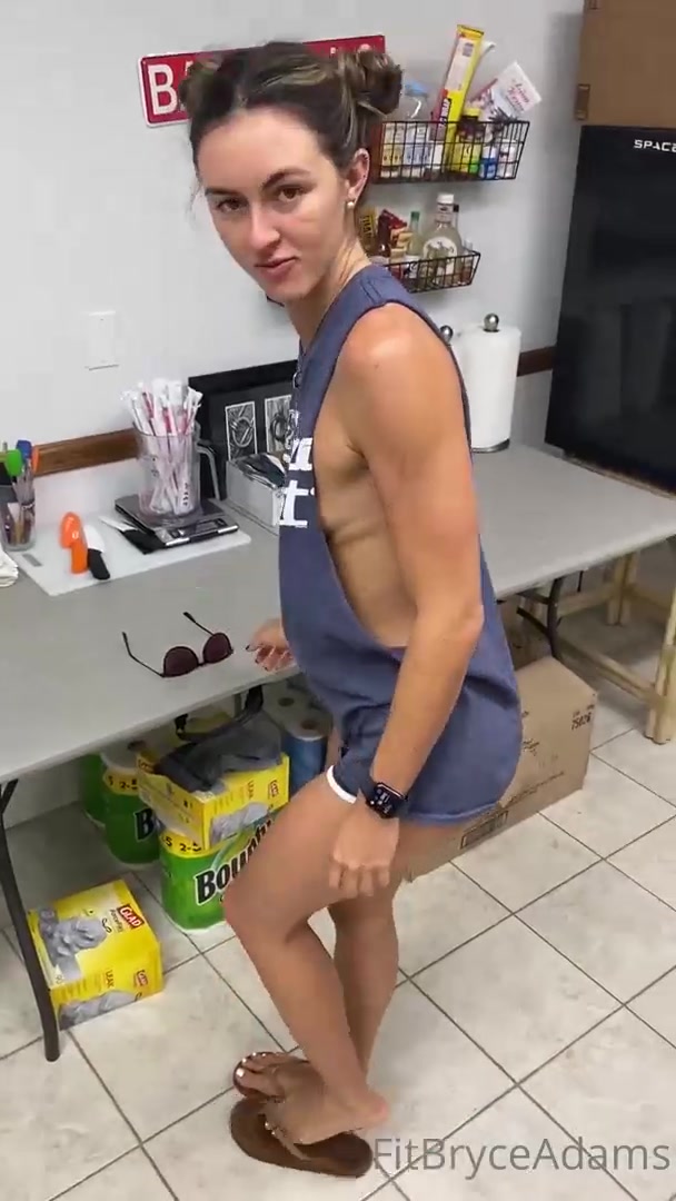 Bryce Adams sex tape blowjob and fuck on the table