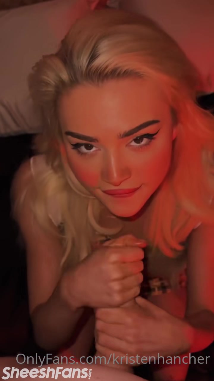 Kristen Hancher Blowjob And cum on Facial Onlyfans video!
